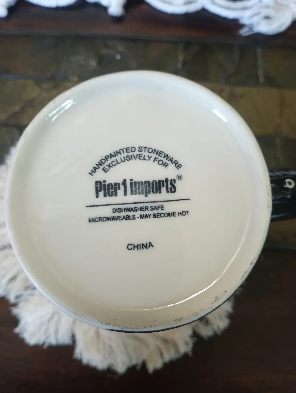 Vintage Pier 1 Imports Chimpanzee Coffee Mug